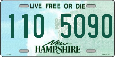 NH license plate 1105090