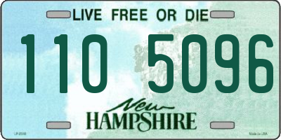 NH license plate 1105096