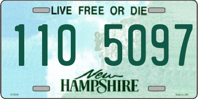 NH license plate 1105097