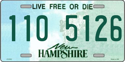 NH license plate 1105126