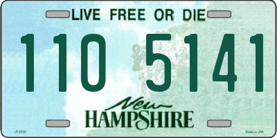 NH license plate 1105141