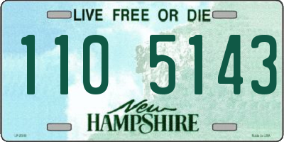 NH license plate 1105143
