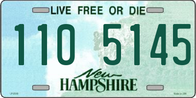 NH license plate 1105145