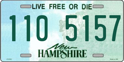 NH license plate 1105157