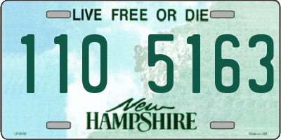 NH license plate 1105163