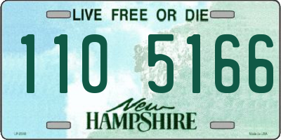 NH license plate 1105166