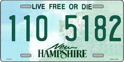 NH license plate 1105182