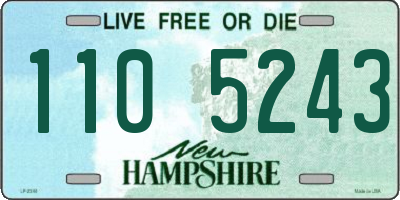 NH license plate 1105243