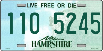 NH license plate 1105245