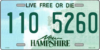 NH license plate 1105260