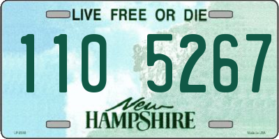 NH license plate 1105267