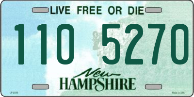 NH license plate 1105270