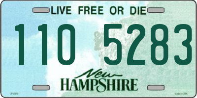 NH license plate 1105283