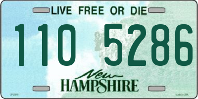 NH license plate 1105286