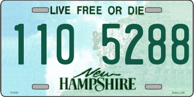 NH license plate 1105288