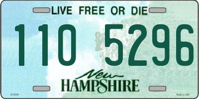 NH license plate 1105296