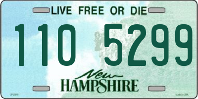 NH license plate 1105299
