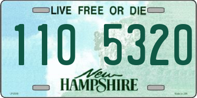 NH license plate 1105320