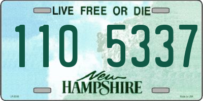 NH license plate 1105337