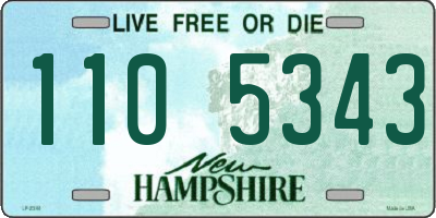 NH license plate 1105343