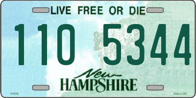 NH license plate 1105344