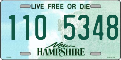 NH license plate 1105348