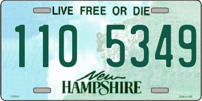 NH license plate 1105349