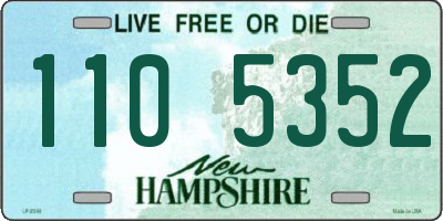 NH license plate 1105352