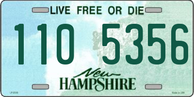 NH license plate 1105356
