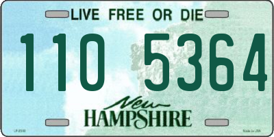 NH license plate 1105364