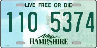 NH license plate 1105374