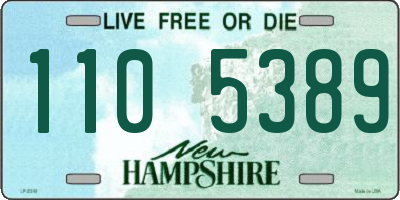 NH license plate 1105389