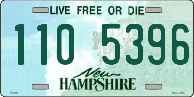 NH license plate 1105396