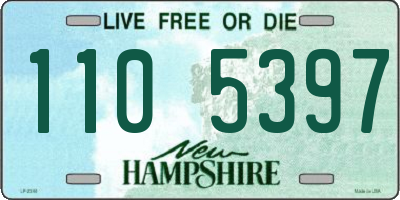 NH license plate 1105397