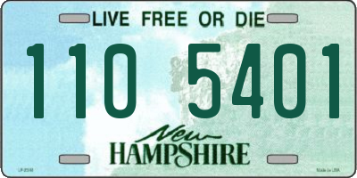 NH license plate 1105401