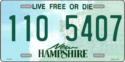 NH license plate 1105407