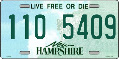 NH license plate 1105409