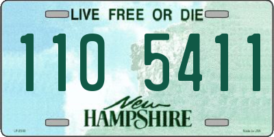NH license plate 1105411