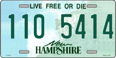 NH license plate 1105414