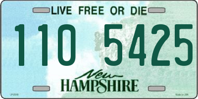 NH license plate 1105425