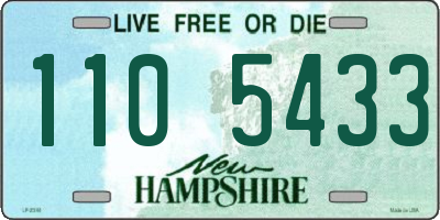 NH license plate 1105433