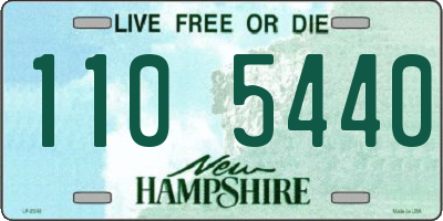 NH license plate 1105440