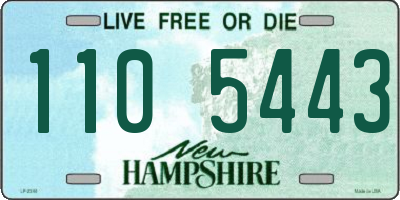 NH license plate 1105443