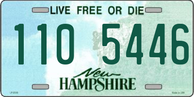 NH license plate 1105446