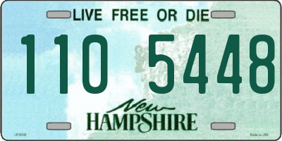 NH license plate 1105448
