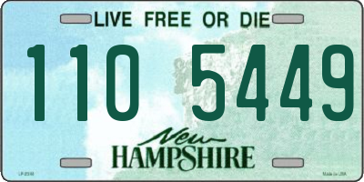 NH license plate 1105449