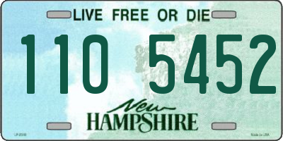 NH license plate 1105452