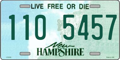 NH license plate 1105457