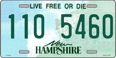 NH license plate 1105460