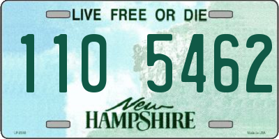 NH license plate 1105462